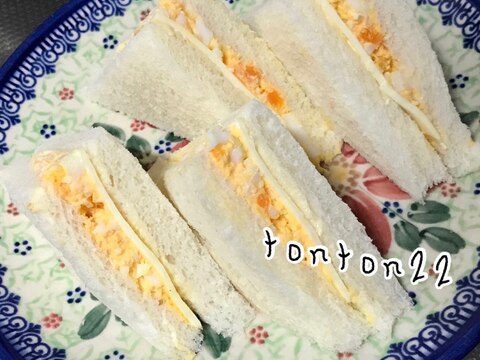 卵チーズサンドイッチ☆
